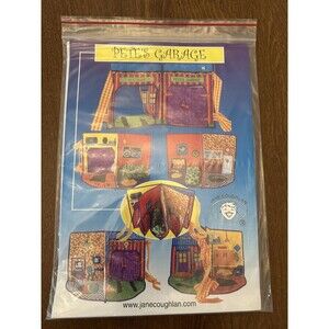 Pete’s Garage Boys Quilted Doll House Pattern Jane Coughlan 13” Red Hot Rag Doll